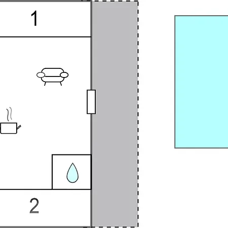 בית נופש In With Kitchen *